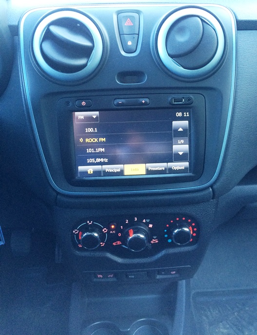 dacia dokker consola led