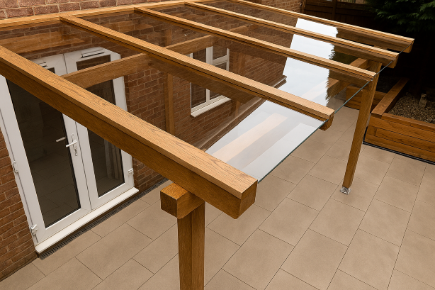 acoperis terasa din policarbonat