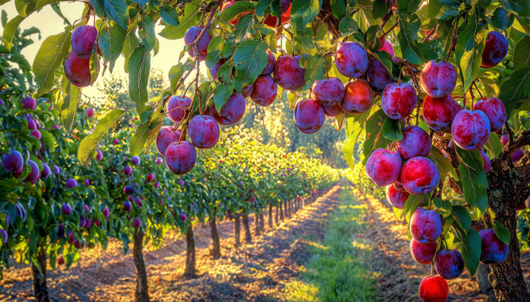 Livada de pruni – comoara dulce a dealurilor românești