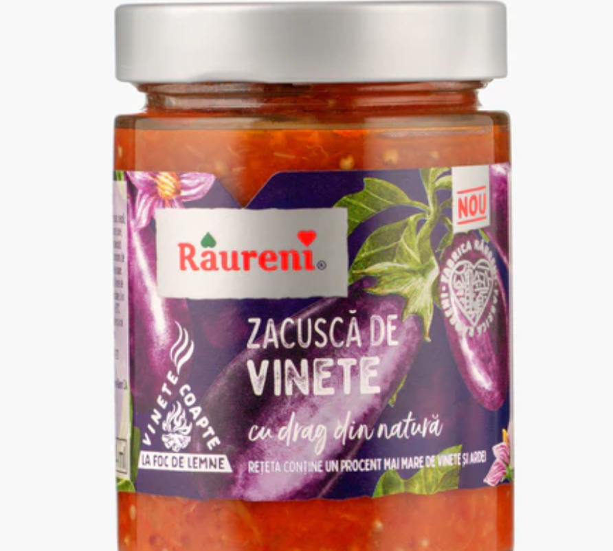 zacusca de vinete - raureni